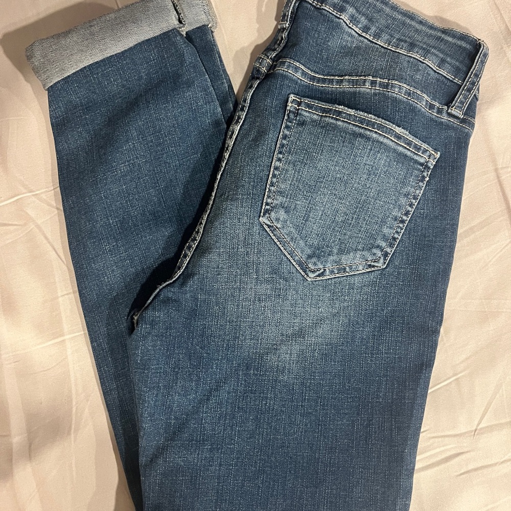 LC Lauren Conrad Dark Blue Ankle Jeans